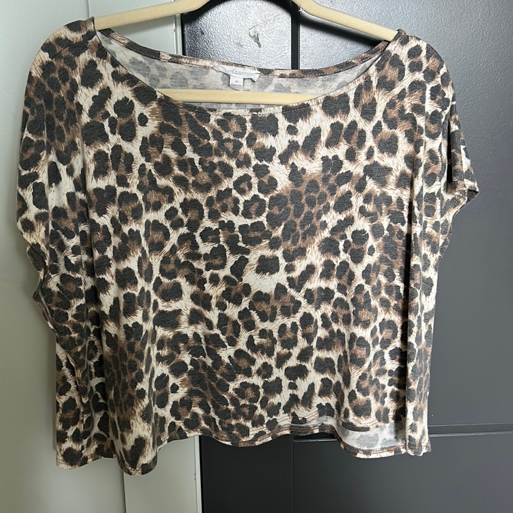 “Grade & Gather” Cheetah Print Top